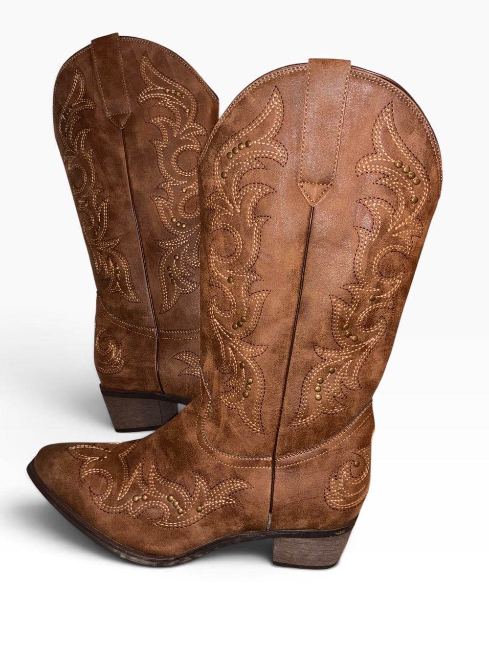 SheSole Women’s Studded Western Cowboy Boots Sz 11